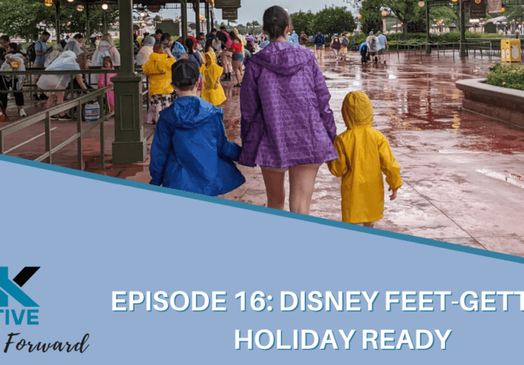 Disney feet - getting holiday ready. NK Active talk all about getting your body ready for an active holiday