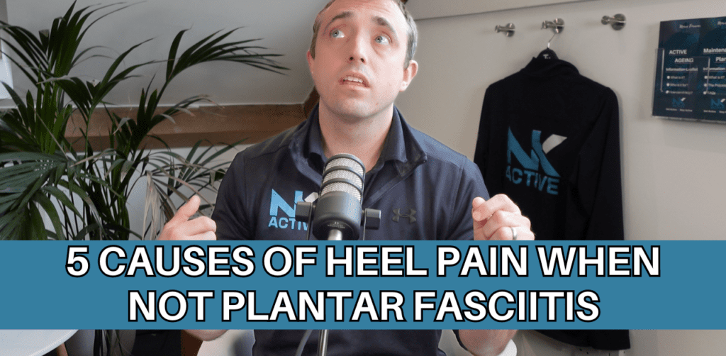 5 causes of heel pain that are not plantar fasciitis. Nick from NK Active, podiatrist in Romsey discusses